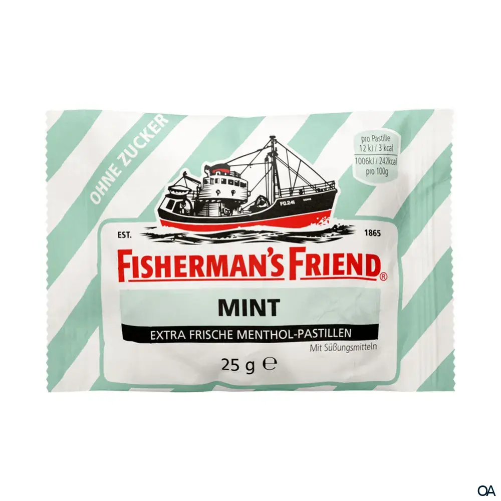 Fisherman's Friend Mint Pastillen ohne Zuckerzusatz Fisherman's Friend Mint Pastillen ohne Zuckerzusatz