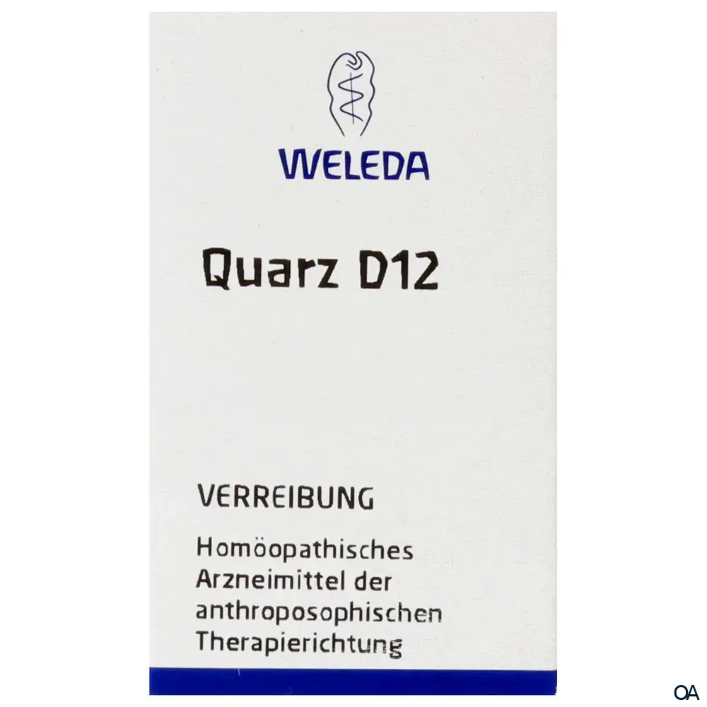 Weleda Quarz D12 Trituration Verreibung Weleda Quarz D12 Trituration Verreibung