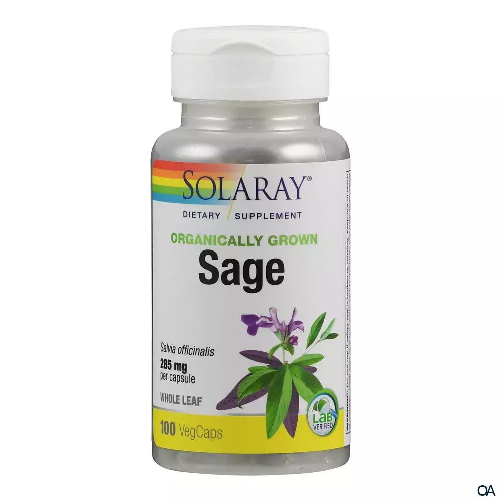 Solaray Salbeiblätter 570 mg Kapseln