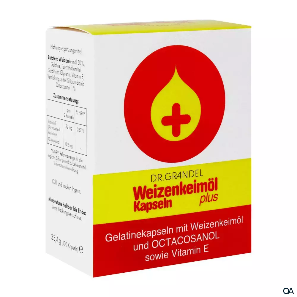 Dr. GRANDEL Weizenkeimöl plus Kapseln Dr. GRANDEL Weizenkeimöl plus Kapseln