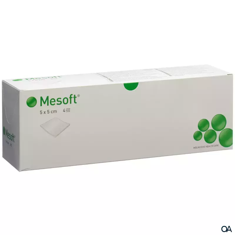 Mesoft® Vlieskompressen steril 5 x 5 cm, 75 x 2 Stück