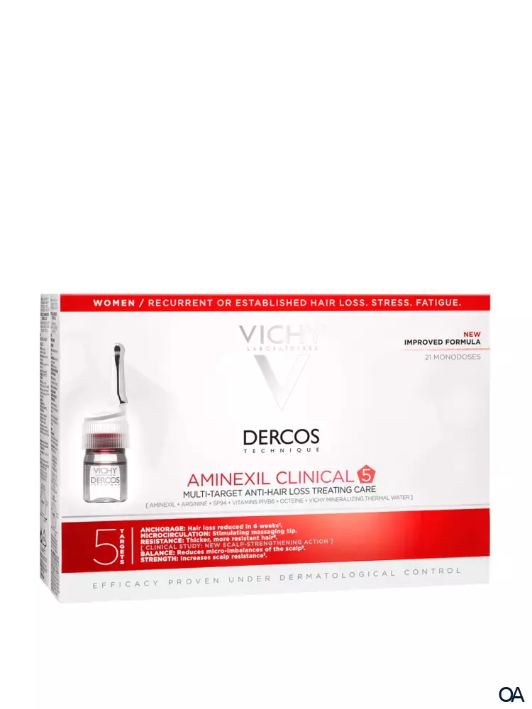 VICHY Dercos Aminexil Clinical 5 Frauen 21x6 ml VICHY Dercos Aminexil Clinical 5 Frauen 21x6 ml