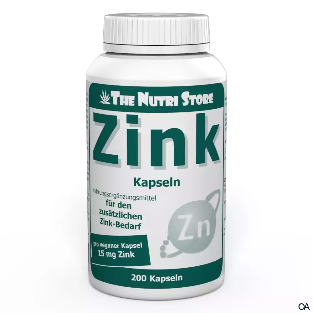 The Nutri Store Zink 15 mg Kapseln The Nutri Store Zink 15 mg Kapseln