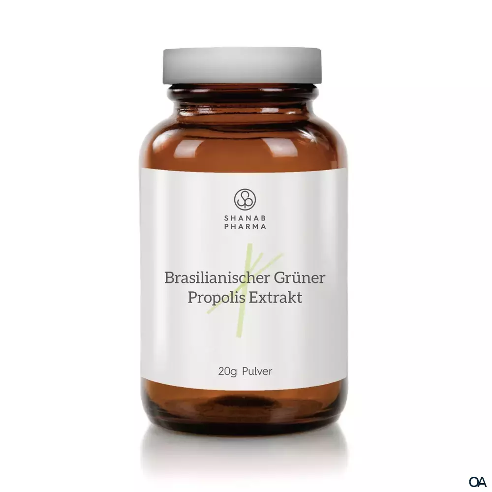 Shanab Pharma Brasilianischer Grüner Propolis Extrakt Pulver Shanab Pharma Brasilianischer Grüner Propolis Extrakt Pulver