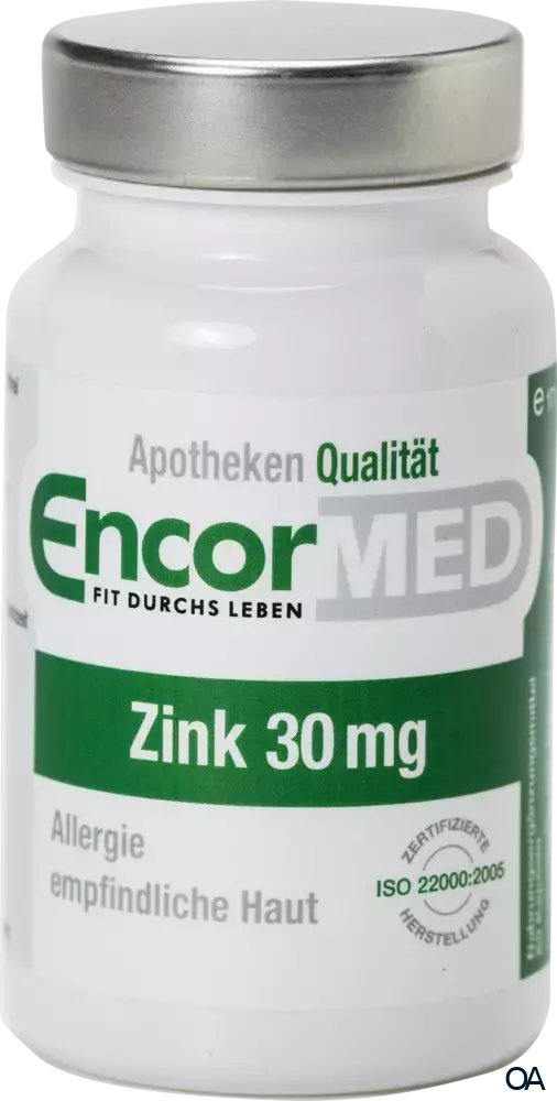 EncorMed Zink 30 mg Kapseln EncorMed Zink 30 mg Kapseln