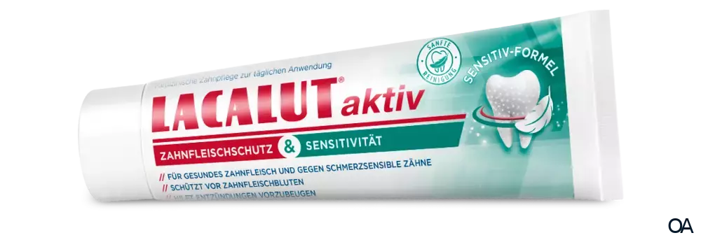 LACALUT® aktiv Zahnfleischschutz & Sensitivität Zahncreme LACALUT® aktiv Zahnfleischschutz & Sensitivität Zahncreme