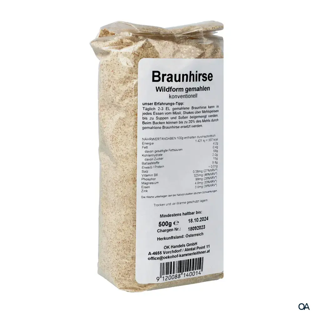 ÖkoHof Kammerleithner Braunhirse Wildform gemahlen