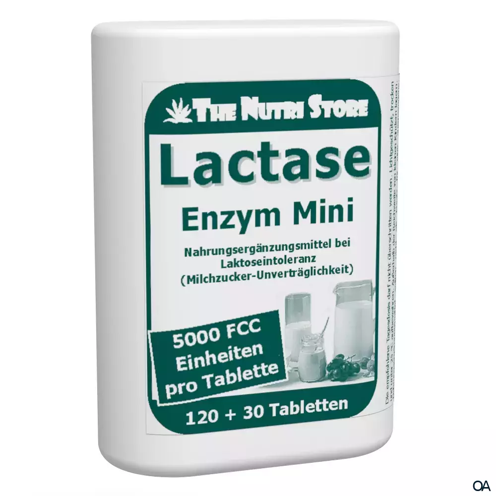 The Nutri Store Lactase 5.000 FCC Mini Tabletten Dosierspender The Nutri Store Lactase 5.000 FCC Mini Tabletten Dosierspender