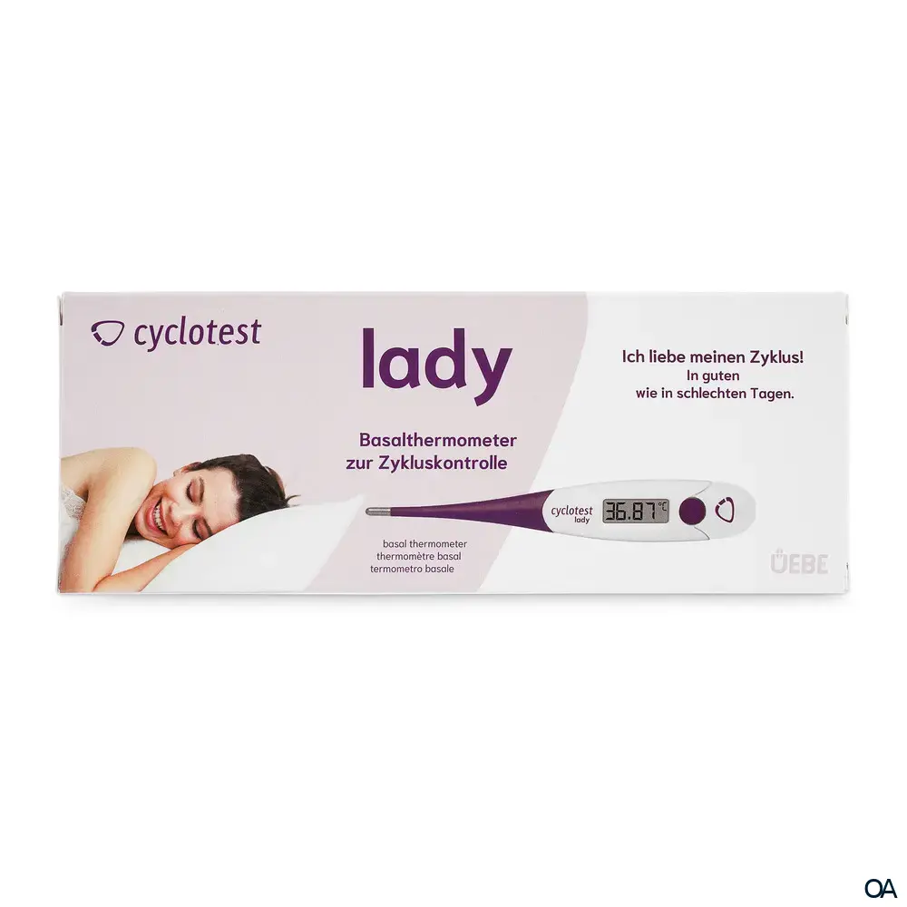 UEBE Medical cyclotest digital lady Basalthermometer UEBE Medical cyclotest digital lady Basalthermometer