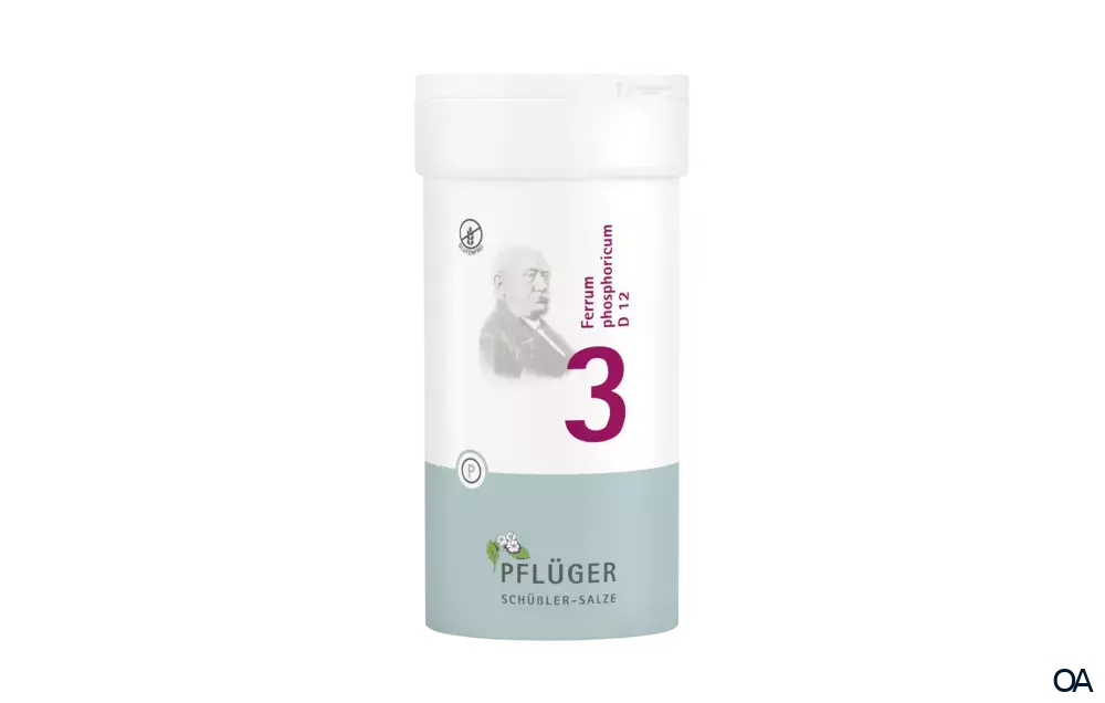 BIOCHEMIE PFLÜGER® Nr. 3 Ferrum phosphoricum D 12 Tabletten BIOCHEMIE PFLÜGER® Nr. 3 Ferrum phosphoricum D 12 Tabletten