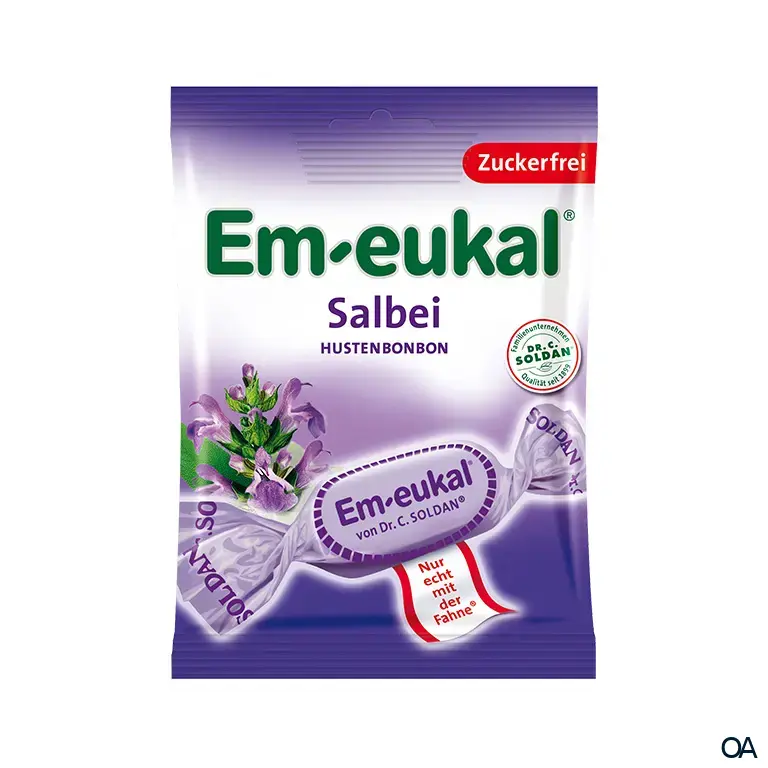 Em-eukal Salbei Hustenbonbons, zuckerfrei
