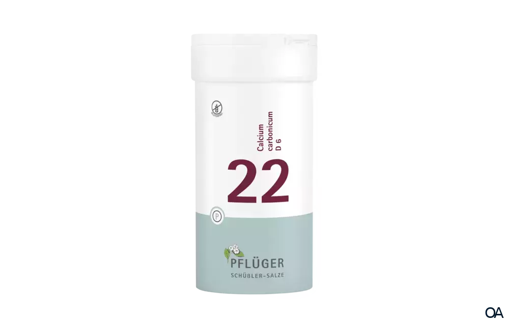 BIOCHEMIE PFLÜGER® Nr. 22 Calcium carbonicum D 6 Tabletten BIOCHEMIE PFLÜGER® Nr. 22 Calcium carbonicum D 6 Tabletten