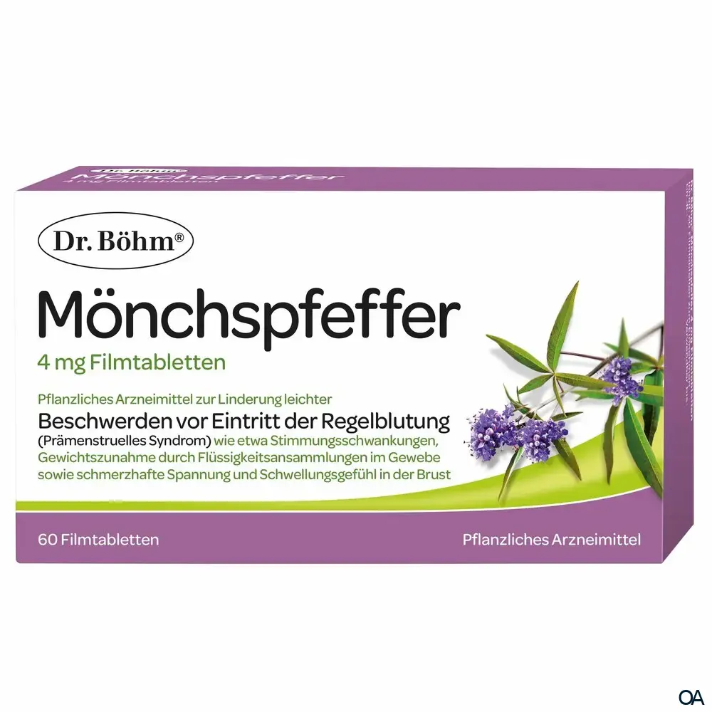 Dr. Böhm® Mönchspfeffer 4 mg Filmtabletten Dr. Böhm® Mönchspfeffer 4 mg Filmtabletten