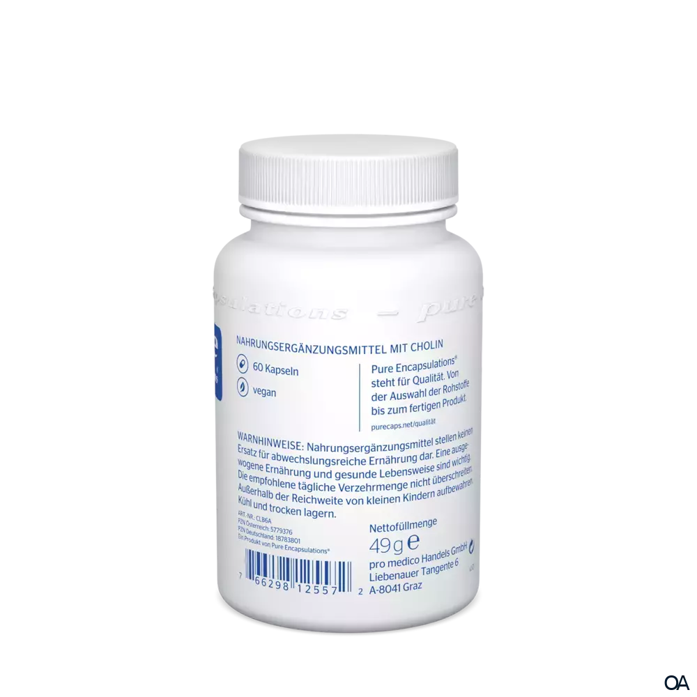 pure encapsulations® Cholin Kapseln