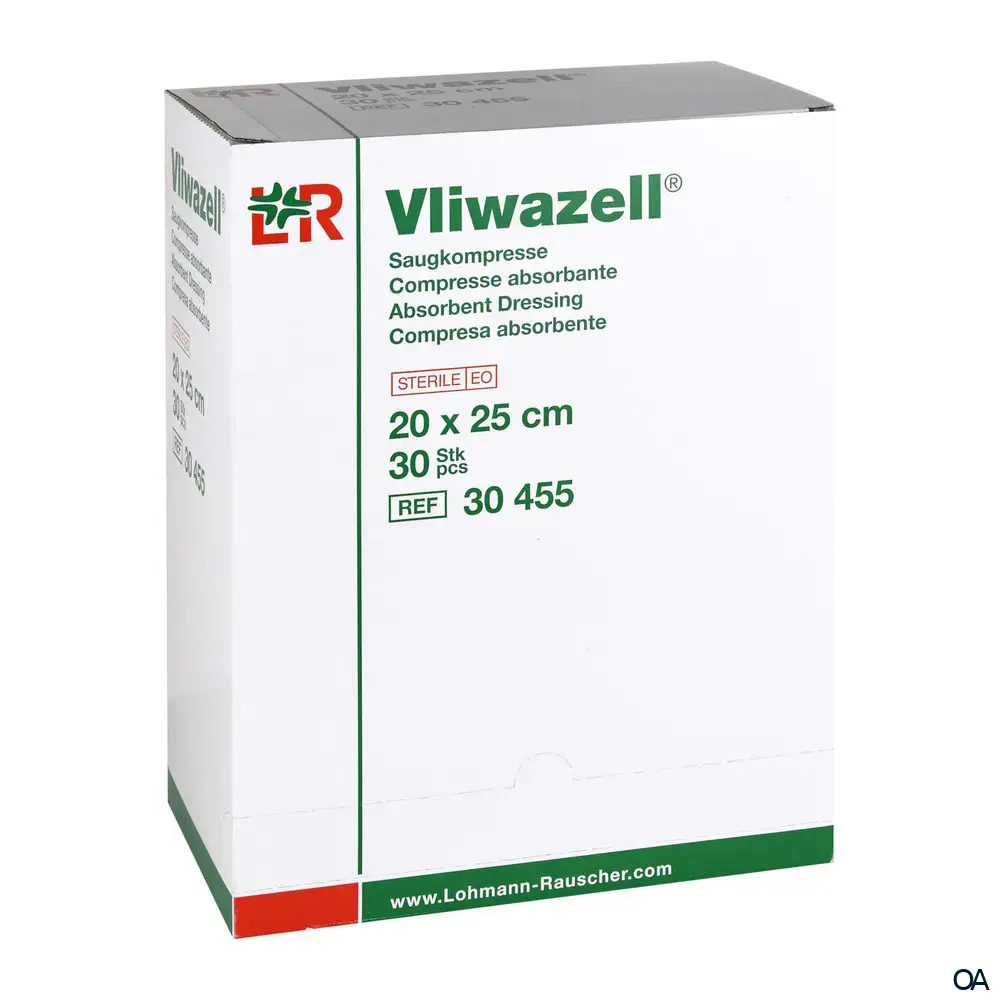 Vliwazell® Saugkompressen steril, 20 x 25 cm