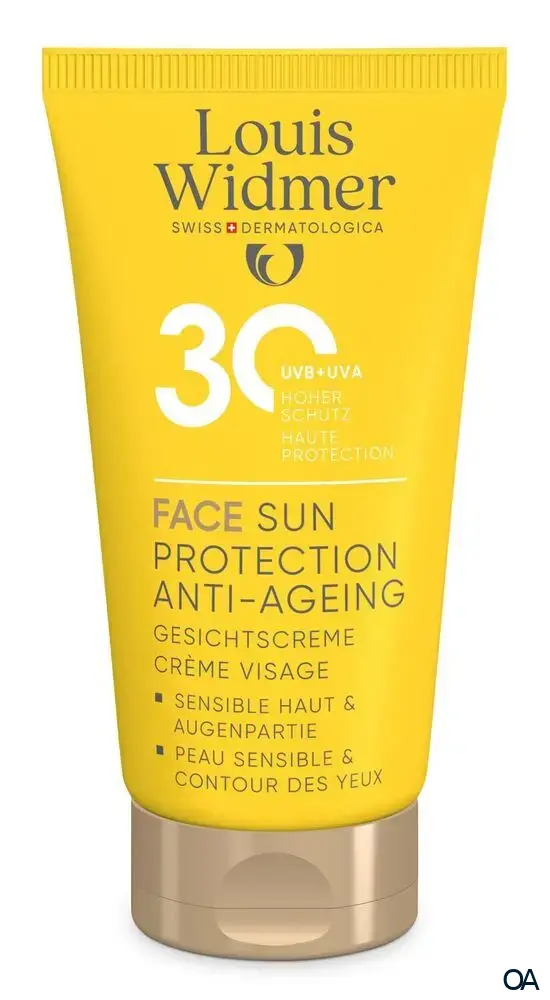 Louis Widmer suncare Face Sun Protection Anti-Ageing 30+ Gesichtscreme - ohne Parfum