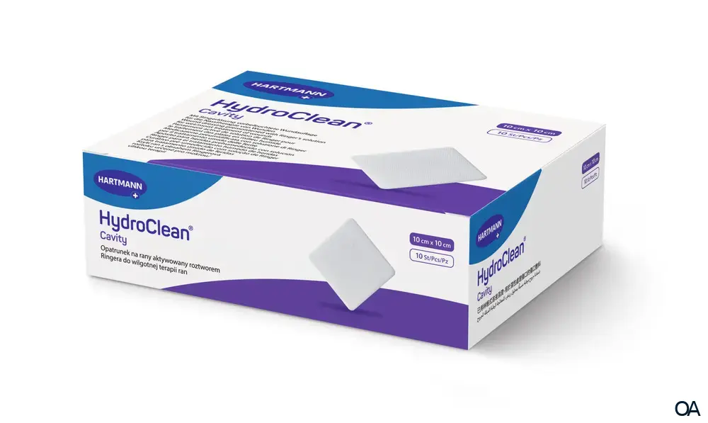 HydroClean® Cavity hydroaktive Wundauflagen steril, 10 x 10 cm