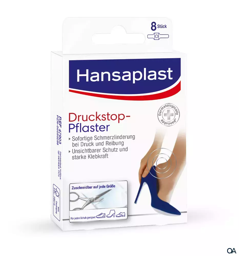 Hansaplast Druckstopp Transparentes Schutzpolster