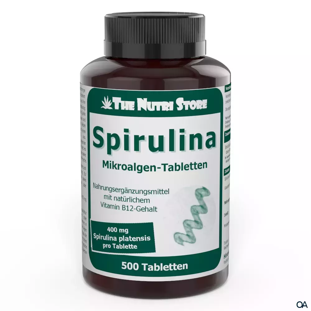 The Nutri Store Spirulina Mikroalgen Tabletten The Nutri Store Spirulina Mikroalgen Tabletten
