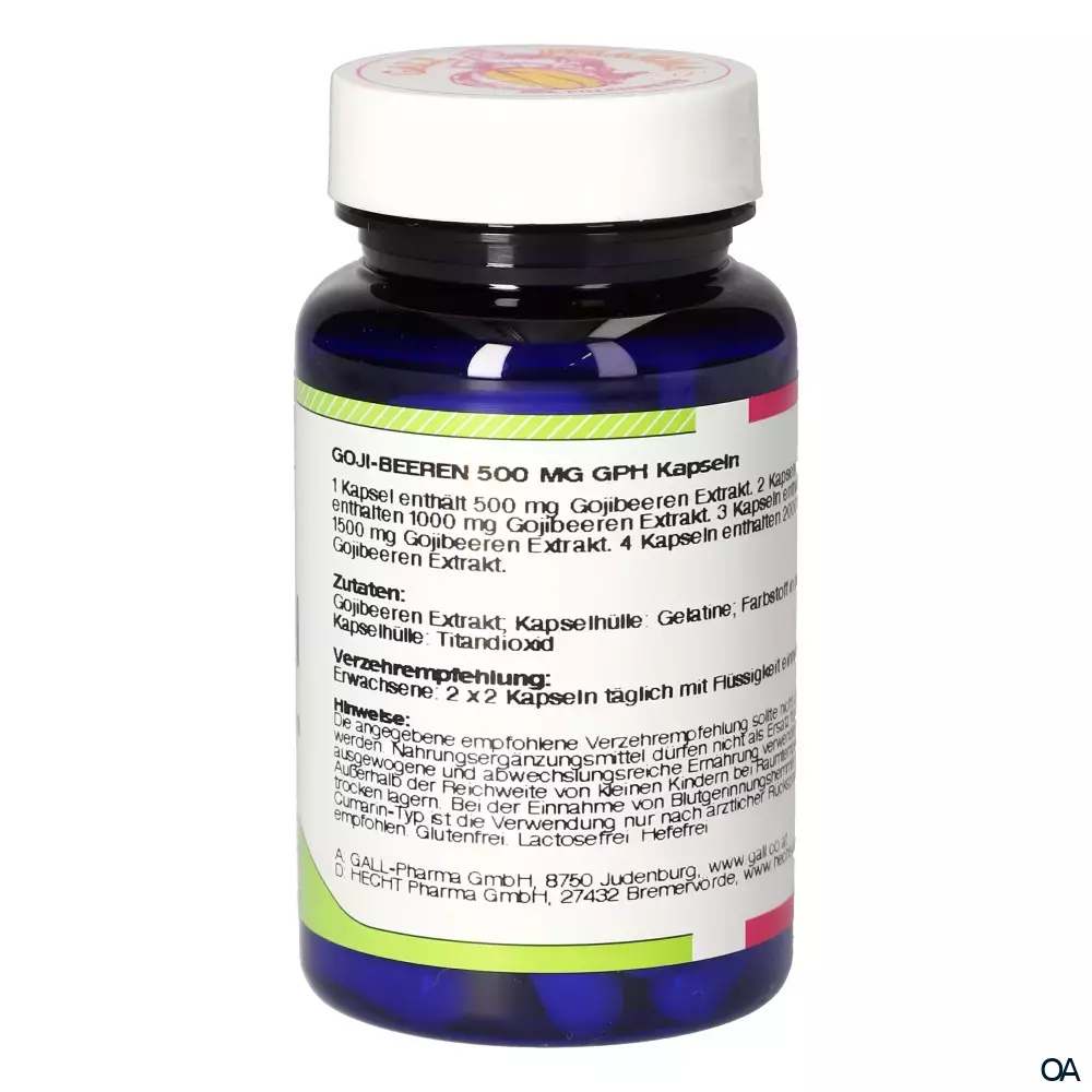 Gall Pharma Goji Beeren 500 mg Kapseln Gall Pharma Goji Beeren 500 mg Kapseln