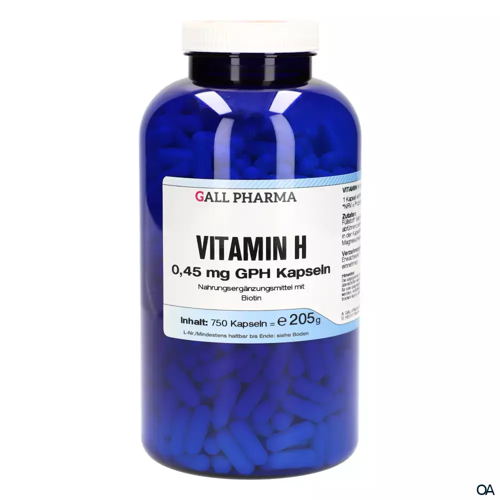 Gall Pharma Vitamin H 0,45 mg Kapseln Gall Pharma Vitamin H 0,45 mg Kapseln