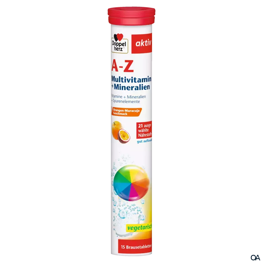 Doppelherz aktiv A-Z Brausetabletten Multivitamin + Mineralien Doppelherz aktiv A-Z Brausetabletten Multivitamin + Mineralien