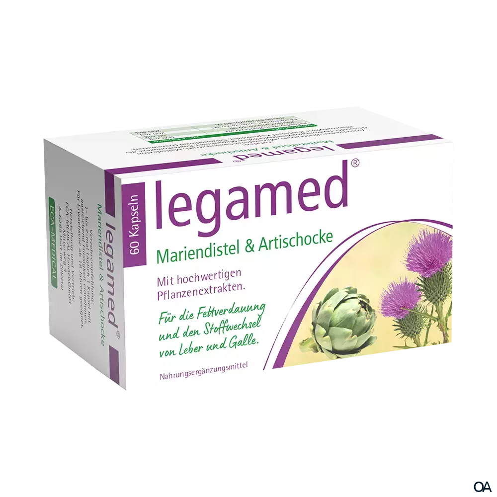 legamed® Mariendistel- & Artischocke-Kapseln