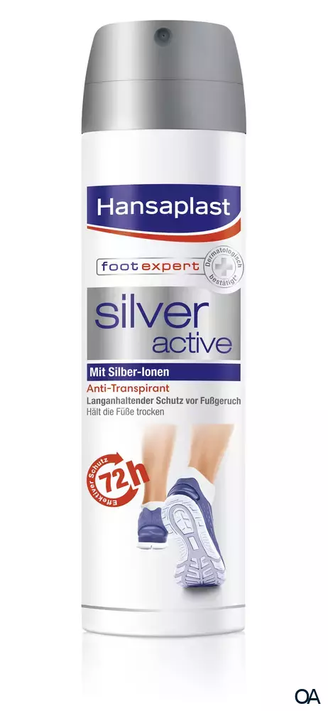 Hansaplast Silver Active Fußspray Anti-Transpirant Hansaplast Silver Active Fußspray Anti-Transpirant