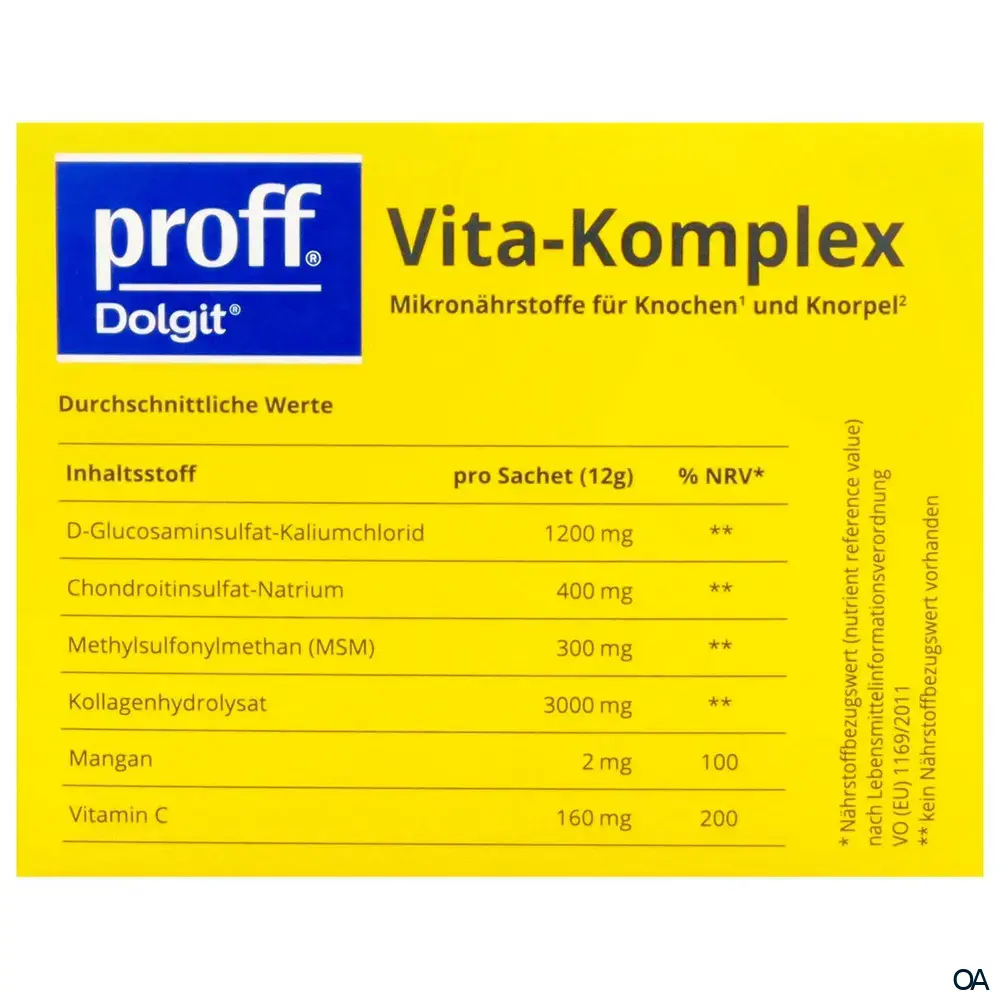 proff® Dolgit® Vita-Komplex Pulver Sachets 12 g