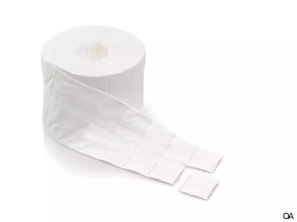 Pur-Zellin® Zellstofftupfer Rolle (500 Stück), unsteril, 4 x 5 cm