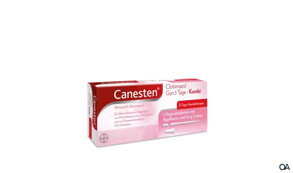 Canesten® Clotrimazol Gyn 3 Tage - Kombi Canesten® Clotrimazol Gyn 3 Tage - Kombi
