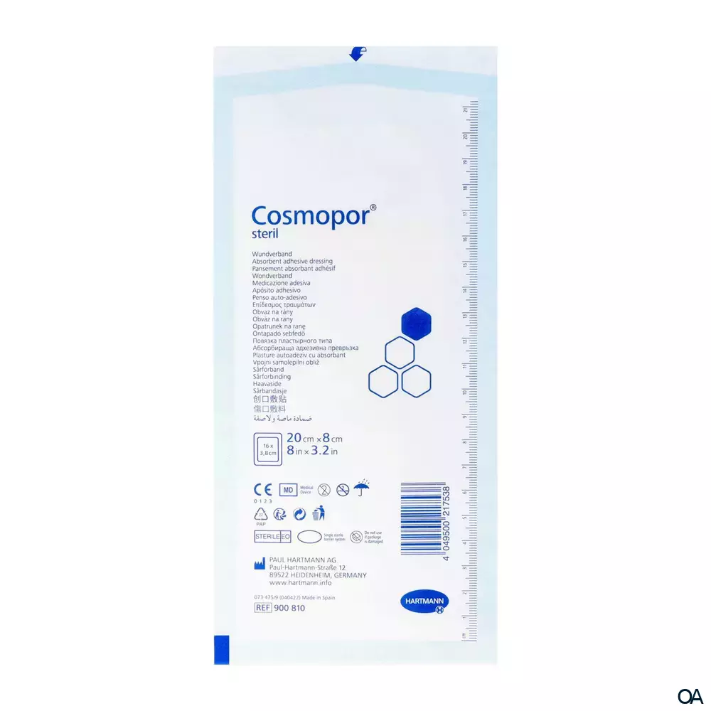 Cosmopor® Steril Wundverband 20 x 8 cm Cosmopor® Steril Wundverband 20 x 8 cm