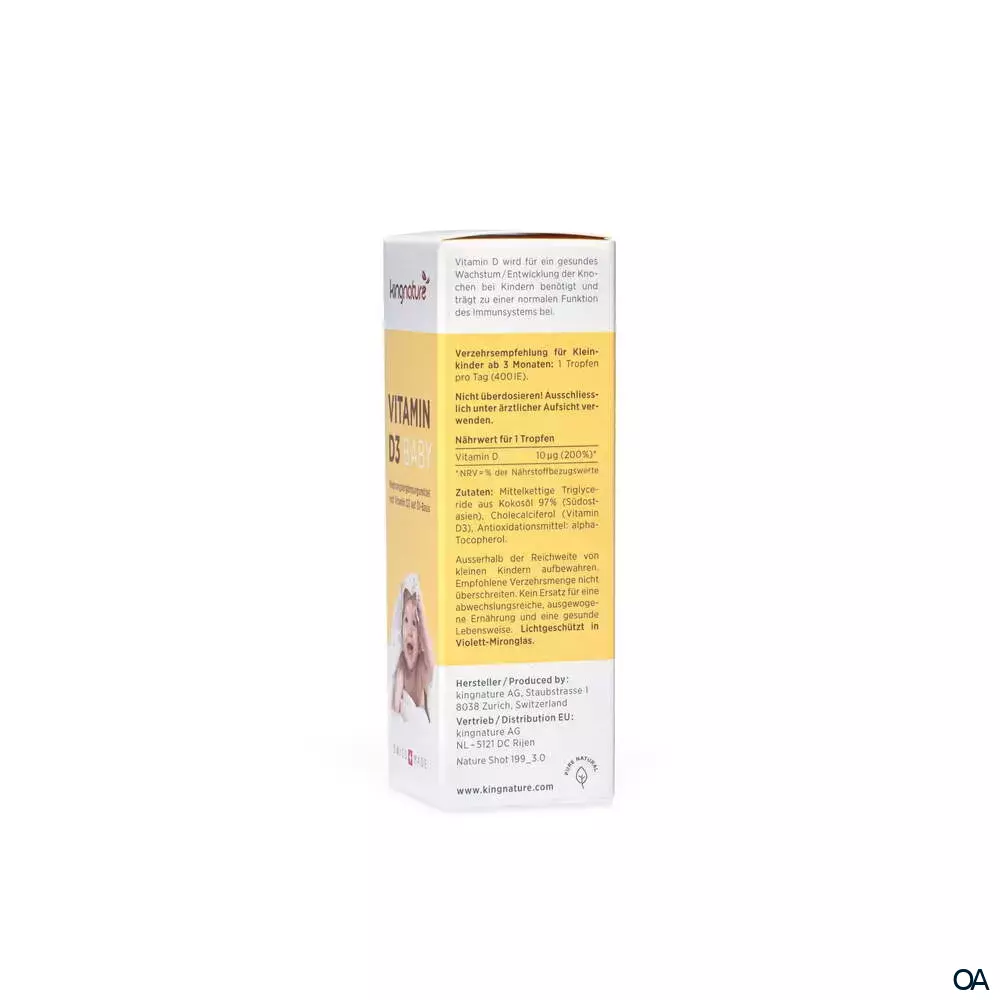 Kingnature Vitamin D3 Baby Tropfen