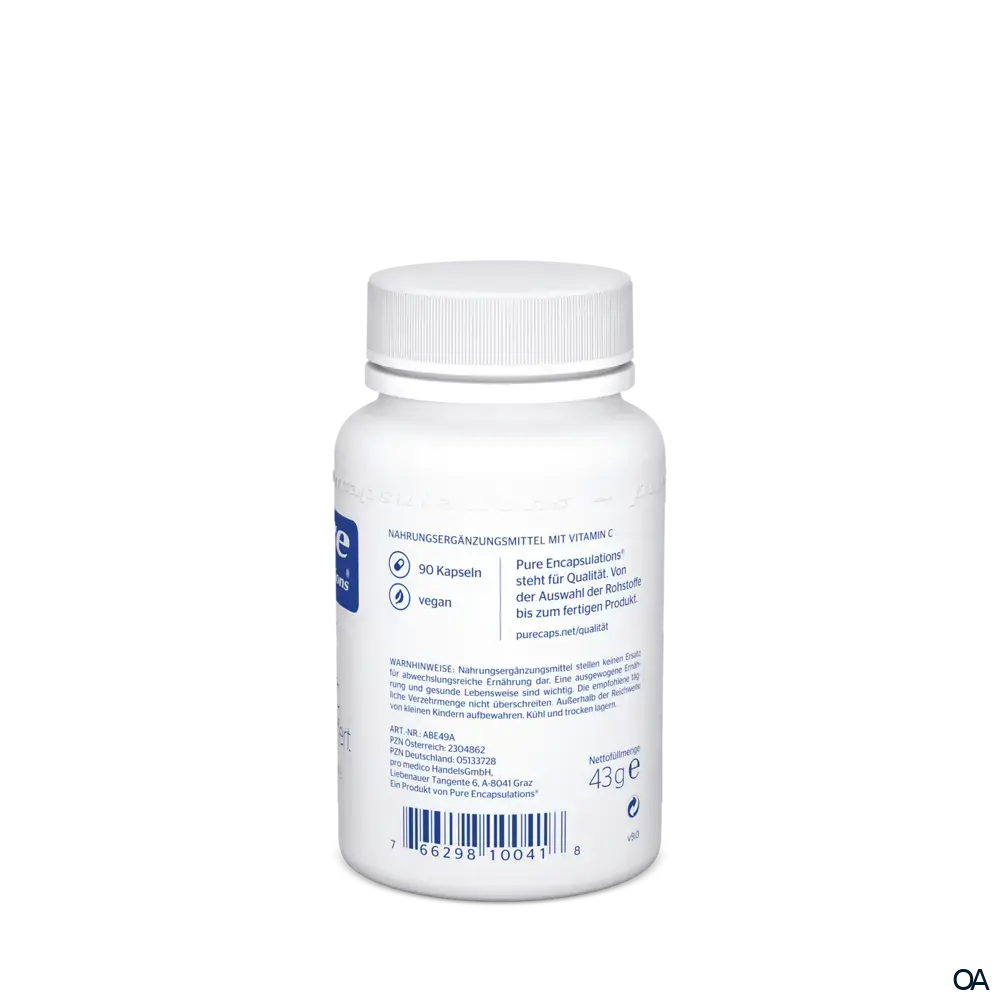 pure encapsulations® Vitamin C 400 gepuffert Kapseln