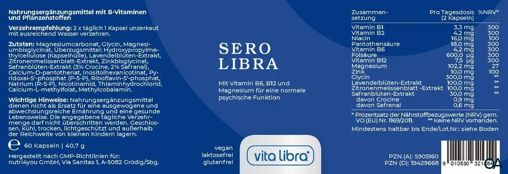 vita libra Sero Libra Kapseln vita libra Sero Libra Kapseln