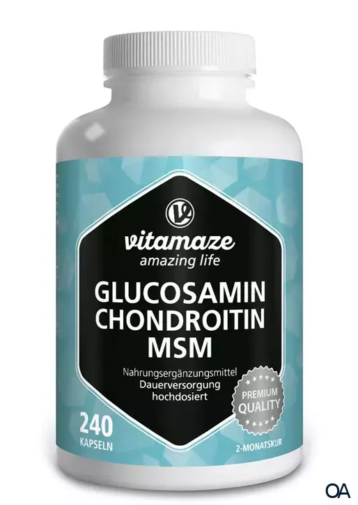 Vitamaze Glucosamin + Chondroitin + MSM Kapseln Vitamaze Glucosamin + Chondroitin + MSM Kapseln