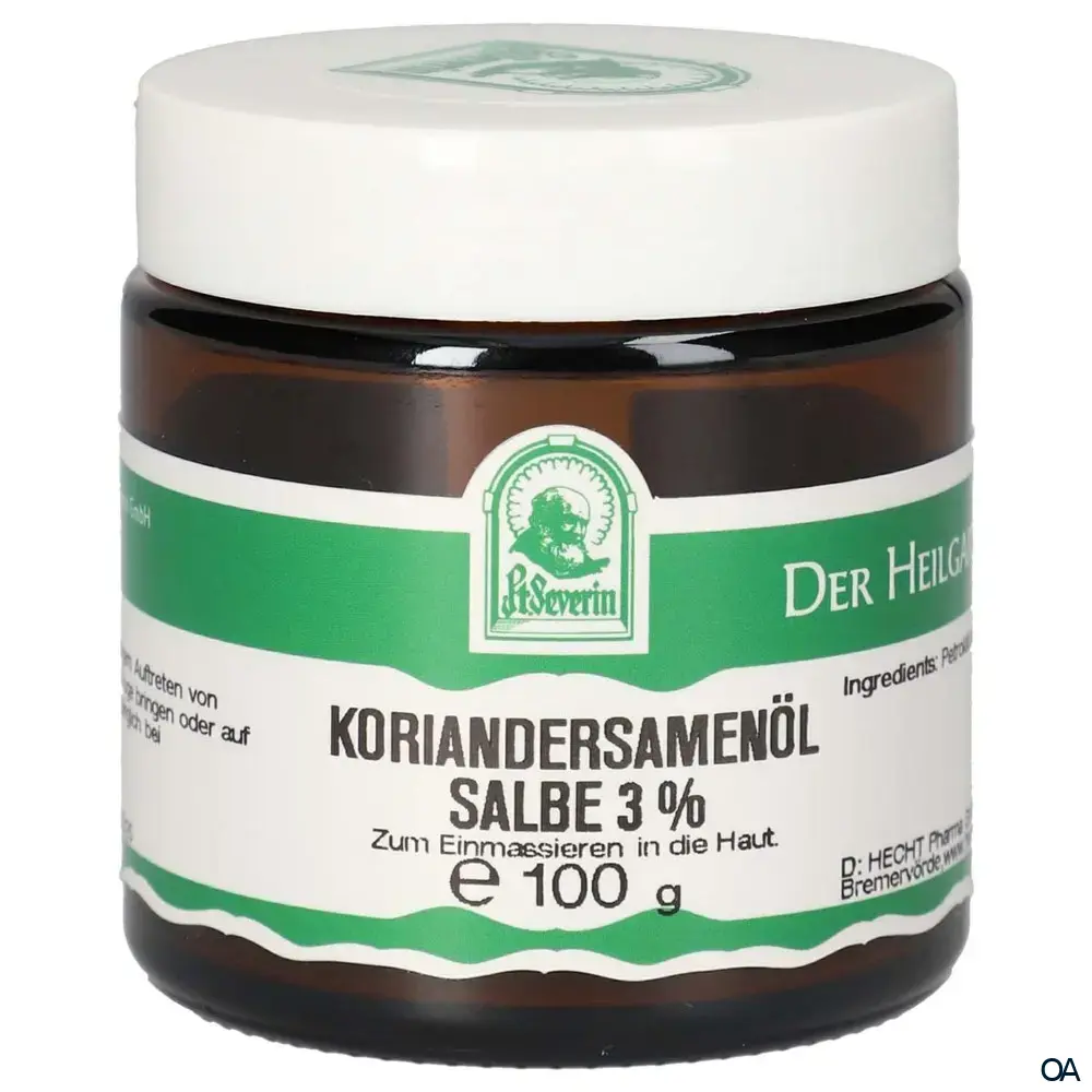 Pater Severin Koriandersamenöl 3% Salbe Pater Severin Koriandersamenöl 3% Salbe