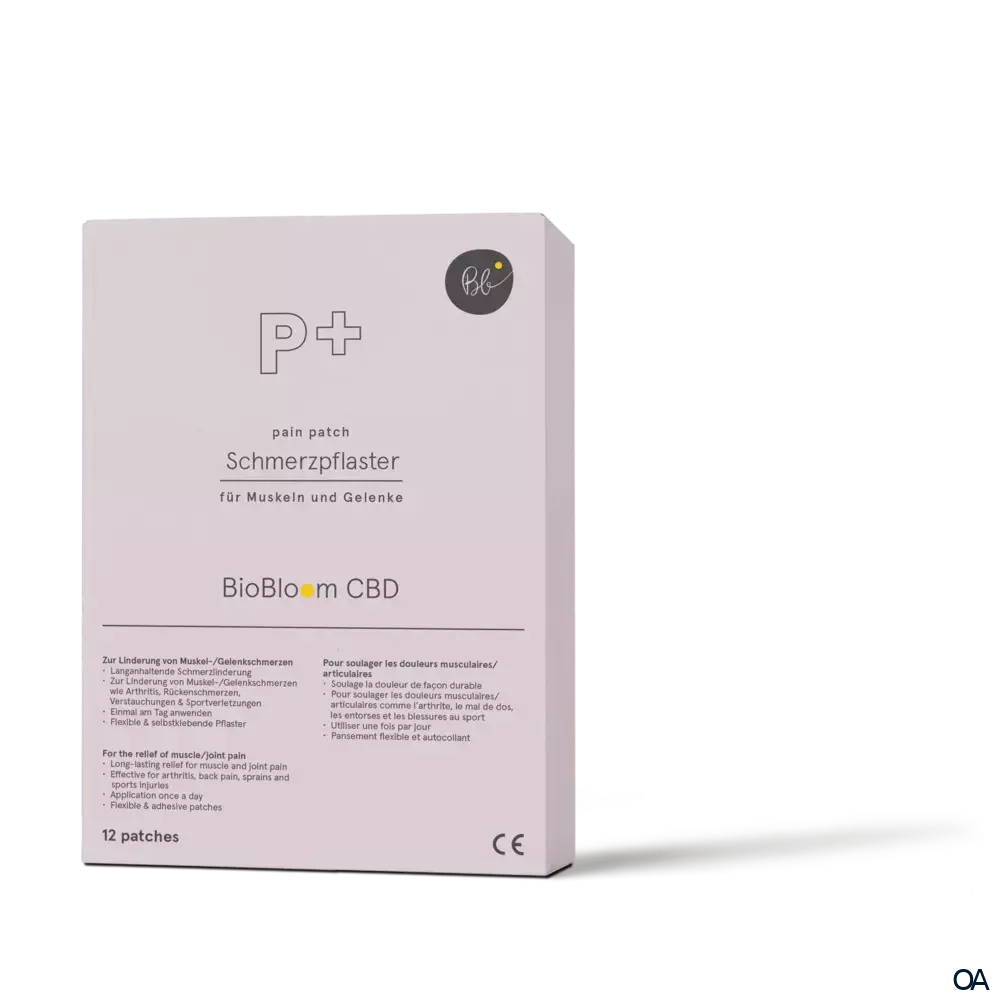 BioBloom pain patch Schmerzpflaster mit CBD BioBloom pain patch Schmerzpflaster mit CBD