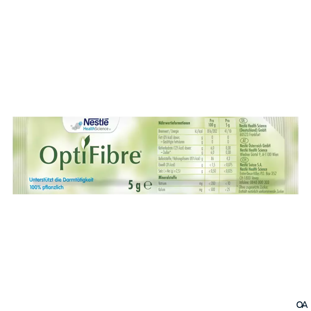OptiFibre® Pulver Sticks 16 x 5 g OptiFibre® Pulver Sticks 16 x 5 g