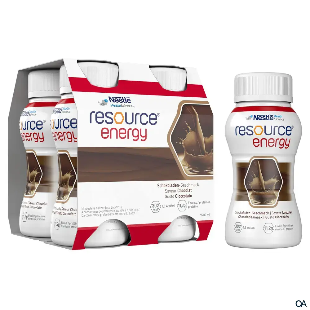 Resource® Energy Hochkalorische Trinknahrung - Schokolade 200 ml Resource® Energy Hochkalorische Trinknahrung - Schokolade 200 ml