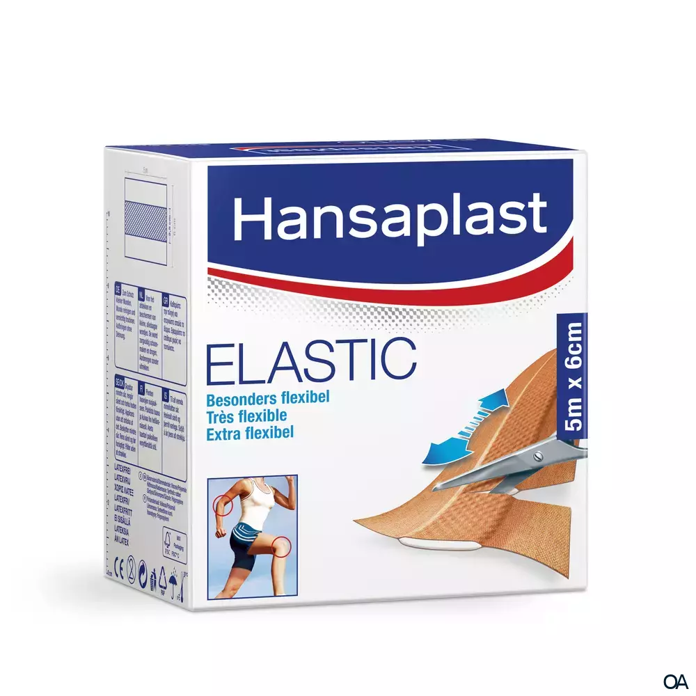 Hansaplast Elastic Pflaster Großpackung 5m x 6cm