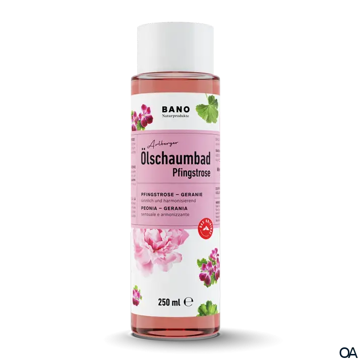 BANO Arlberger Ölschaumbad Pfingstrose