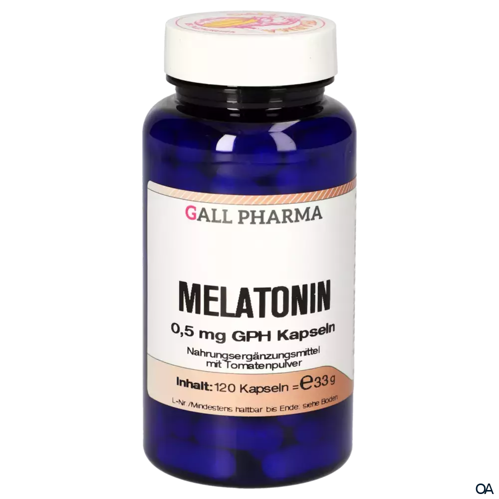 Gall Pharma Melatonin 0,5 mg Kapseln Gall Pharma Melatonin 0,5 mg Kapseln