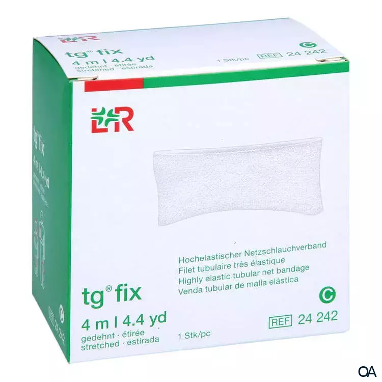 tg® fix Netzverband C für große Extremität (kleiner Kopf/Arm/Bein) Rolle, 1 Stück tg® fix Netzverband C für große Extremität (kleiner Kopf/Arm/Bein) Rolle, 1 Stück