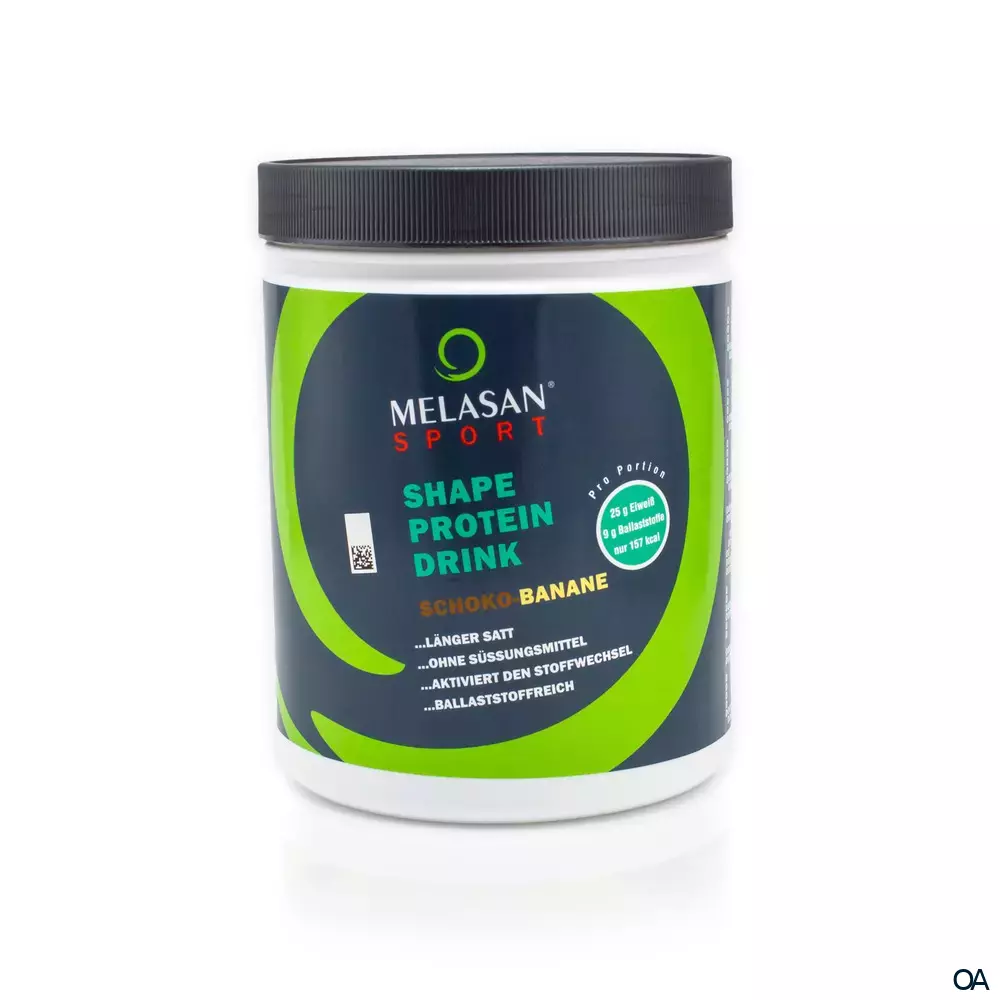 Melasan Sport Shape Protein Drink Pulver Schoko-Banane Melasan Sport Shape Protein Drink Pulver Schoko-Banane
