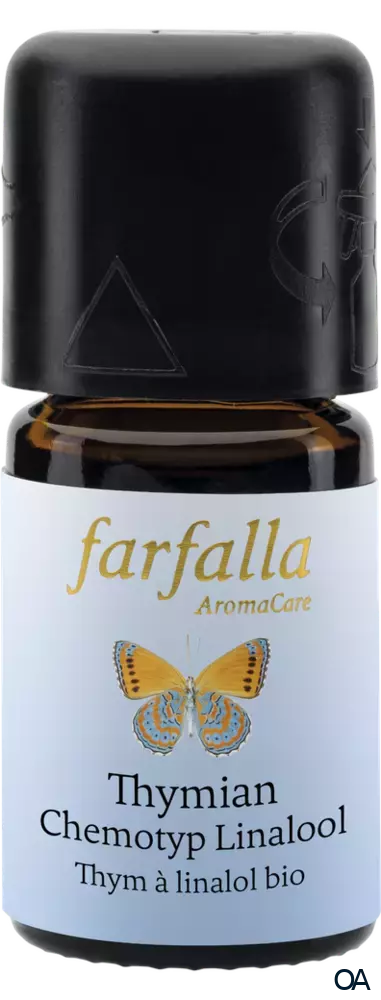 Farfalla Thymian Chemotyp Linalool bio Wildsammlung, ätherisches Öl Farfalla Thymian Chemotyp Linalool bio Wildsammlung, ätherisches Öl