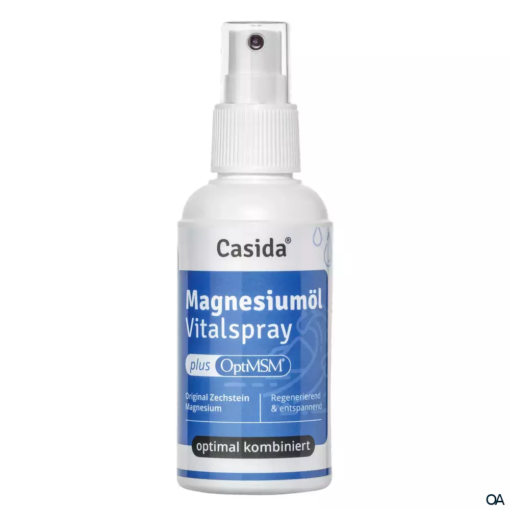 Casida Magnesiumöl + MSM Vitalspray Casida Magnesiumöl + MSM Vitalspray