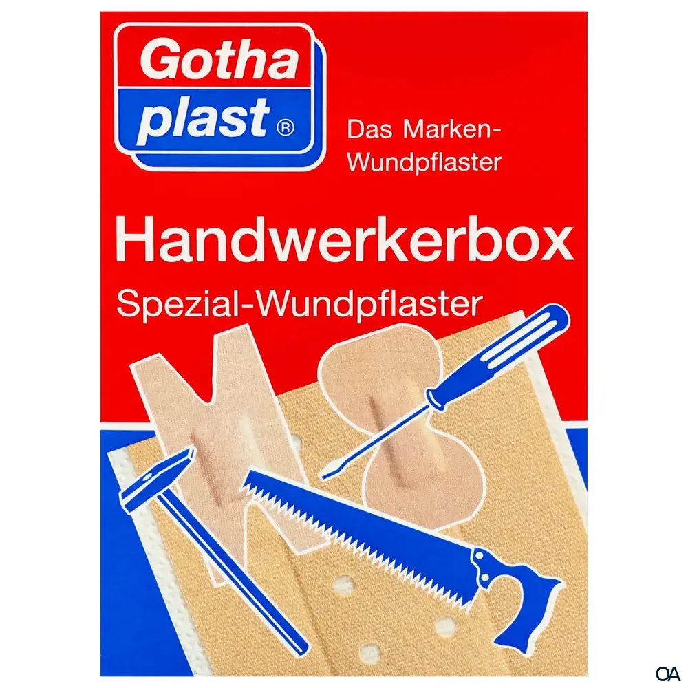 Gothaplast® Handwerkerbox Spezial-Wundpflaster, 4 Größen