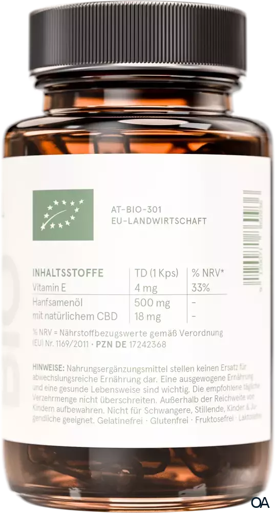 CBD VITAL Pure CBD 18 (10%) Kapseln