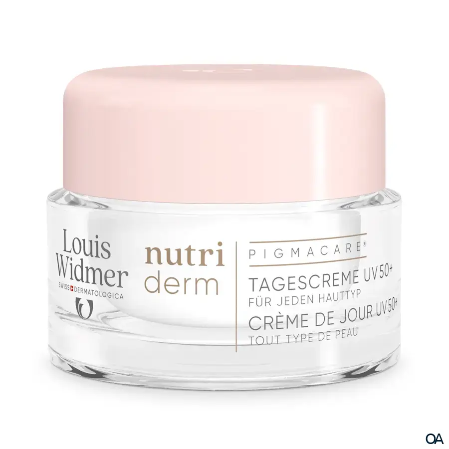 Louis Widmer nutriderm Pigmacare® Tagescreme UV 50+ - leicht parfümiert